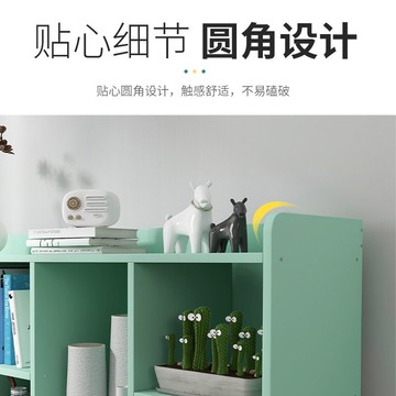落地書柜帶門客廳柜子簡易小書架置物架簡約臥室儲物柜收納柜