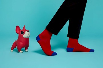 【情人節禮盒】潮人推薦精梳棉紅色中筒