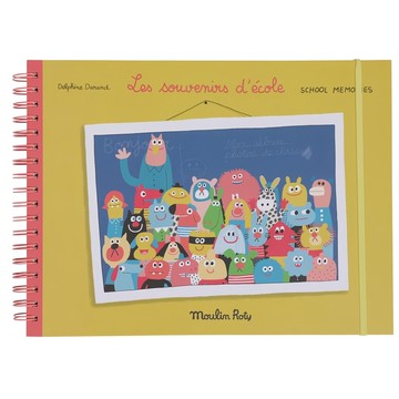 Moulin Roty 回憶收集紀念冊  盒裝設計 可記錄生活點滴 重要回憶  奇趣怪誕  1入