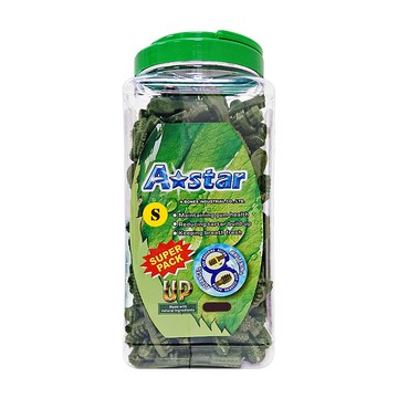 A star 多效能雙頭潔牙骨 雙向動能刷頭設計 Q軟有嚼勁 幫助物理性潔牙  1.9kg  1桶