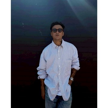 MADNESSS STD TYPEWRITER STRIPE BD SHIRT 余文樂同款