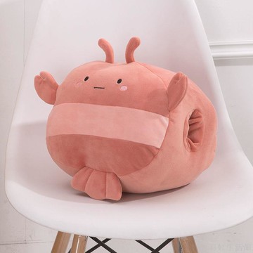 卡通暖手捂抱枕玩偶枕頭插手捂毛絨午睡手枕冬季保暖插手靠枕活動