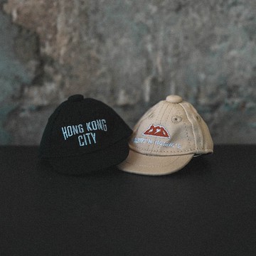 HK CITY / 獅子山 迷你帽仔匙扣 掛飾 公仔配件
