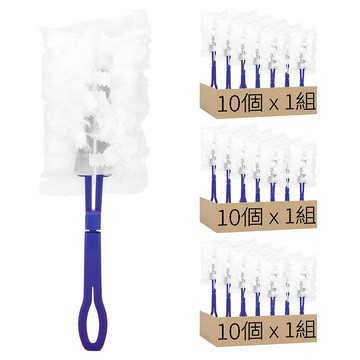 無紡布除塵撣替換頭 適用於植物清潔 輕鬆替換  白色 + 藍色  3組