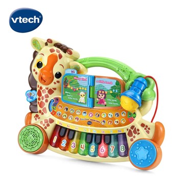 Vtech 多功能長頸鹿DJ鋼琴｜玩具鋼琴/兒童電子琴【佳兒園婦幼館】