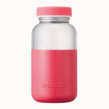 mosh 膠囊保冷瓶 CP350  蜜桃紅  350ml  1個
