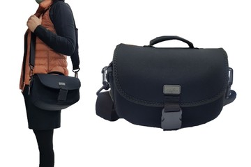 ~雪黛屋~OBIEN 相機包中容量單眼相機包U型大開口潛水料進口完全防水耐震尼龍布SOBBGCAM200