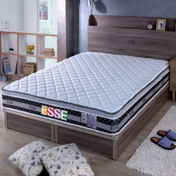 ESSE御喜名床 釋壓中空紗三線2.3護背硬式床墊-3.5X6.2尺(單人加大)