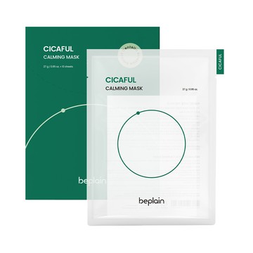 beplain 苾沛恩 積雪草鎮靜面膜 27 g / 0.95 oz  10片  1盒