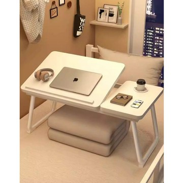 可升降摺疊床上桌｜宿舍懶人小桌子｜臥室家用iPad筆電支架｜多功能閱讀桌