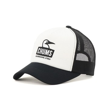 CHUMS Booby Face Mesh Cap休閒帽 黑/白 CH051465K004
