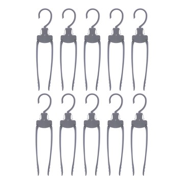 Home Zone 多功能折疊旅行衣架10入