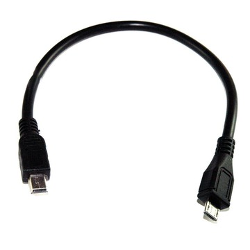 Micro USB 轉 mini USB 5pin傳輸線/轉接線 25cm  MicroB 轉 mini USB