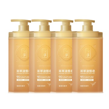 澡享 茶萃液態皂(蜜韻烏龍茶)800g*4入
