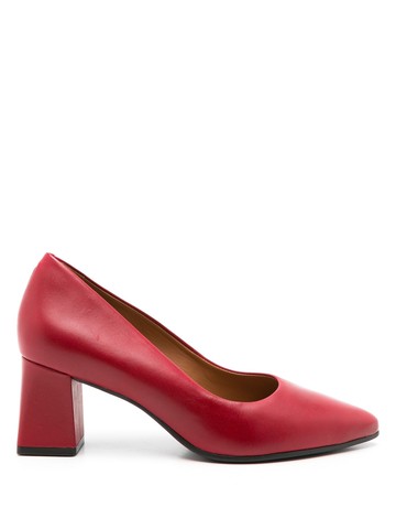 Sarah Chofakian - Francesca 65mm pointed-toe pumps - women - Leather - 36 - Red