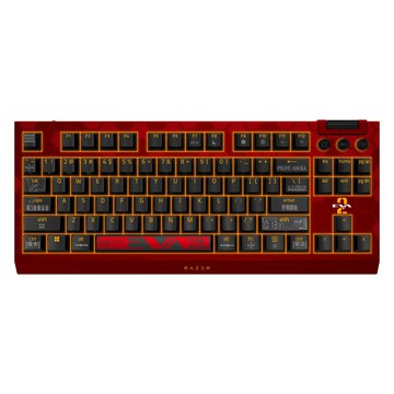 RAZER 雷蛇 BlackWidow 黑寡婦 V4 TKL 機械式電競鍵盤 英文橘軸EVA聯名款  幻彩版  RZ03-05481000-R3A1  橘軸