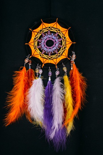純手工捕夢網 Handmade Dreamcatcher－【配色－萬聖節】