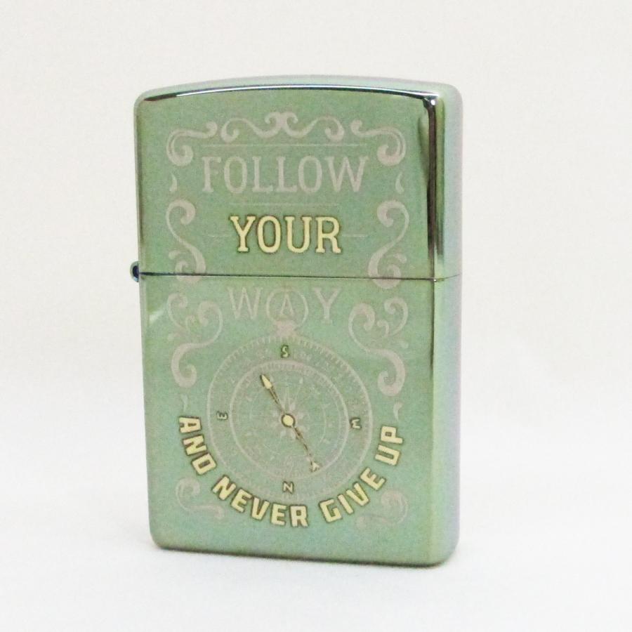 ZIPPO 同梱可能 ジッポー オイルライター USAデザイン Follow Your Way