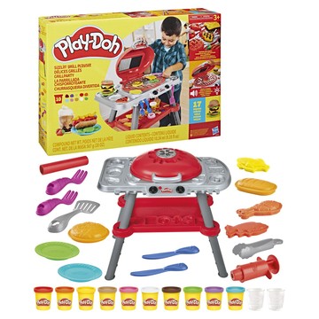 Hasbro 孩之寶 Play-Doh 培樂多 美式燒烤派對遊戲組  混和顏色  1套  單一尺寸