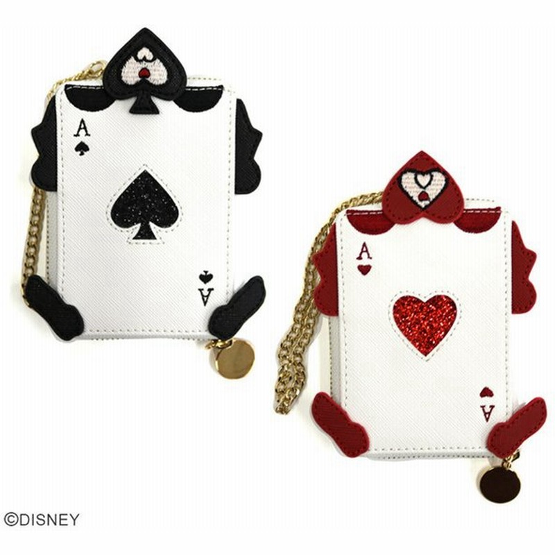 ディズニー 不思議の国のアリス トランプ兵 マルチケース マルチ ポーチ ケース Puレザー ラメ バッグチャーム Icカード カードポケット 合成皮革 通販 Lineポイント最大0 5 Get Lineショッピング