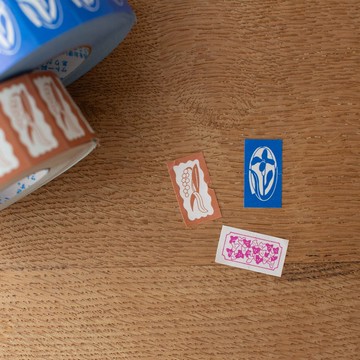 標籤貼紙 沖繩的花朵們