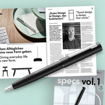 【雷雕免費刻字】LAMY 鋼筆禮盒 / aion 永恆系列  - 霧光黑
