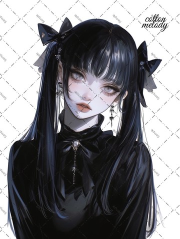 original sticker no.1823 人物貼紙 原創貼紙 原創人物貼紙 裝飾貼紙 cotton melody