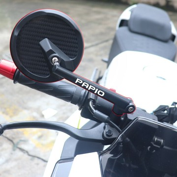 【】適用春風狒狒XO賽車手ST125冒險家改裝配件後照鏡反光鏡倒車鏡