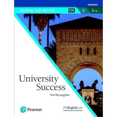 University Success Reading Writing A1 Student Book with MyEnglishLab