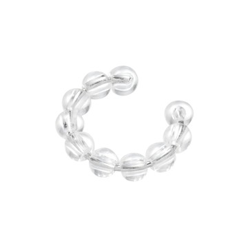 [韓國] 透明糖晶耳扣 / 單售 / Sugar Crystal Ear Cuff