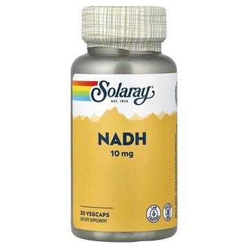 Solaray, NADH, 10 mg, 30 VegCaps