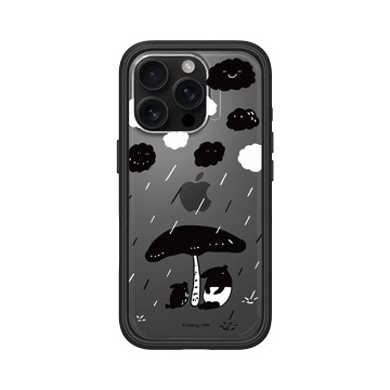 iPhone 16 Pro Mod NX 黑 - 馬來貘 Laimo - 下雨了(透明款)