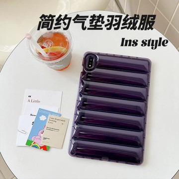 羽絨服適用三星tab S7/S8平板保護殼T870防摔X706全包P613無蓋T500軟A7硅膠S6lite氣墊T290后殼11/10.5/8.7寸