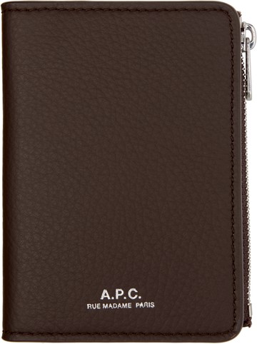 A. P.C. 棕色 Stefan Zip 卡包