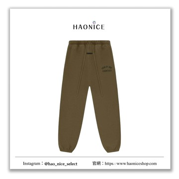 【HAO NICE】FOG ESSENTIALS 24FW 大學系列FOG復線essentials 保暖運動長褲