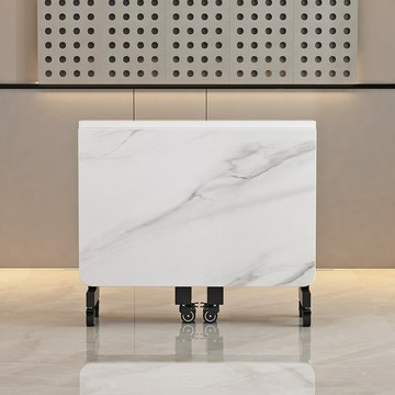 ??快速出貨 可開發票 Z1T簡約折疊餐桌家用小戶型多功能可移動伸縮長方形簡易吃飯