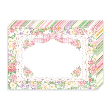 法式花園大尺寸便條紙