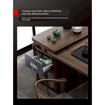 【台灣公司 可開發票】德瑪仕茶具消毒柜小型家用茶幾功夫茶杯消毒柜迷你臺式桌面嵌入