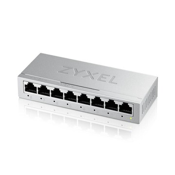 Zyxel 【兩入組】GS-108B V5 8埠Gigabit 桌上型 乙太網路交換器(鐵殼)