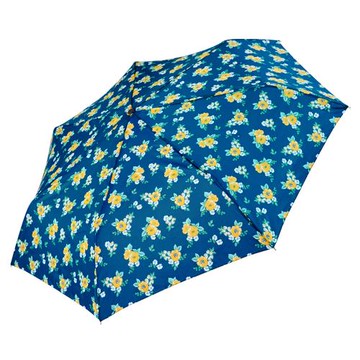 【RAINSTORY】沁藍花漾抗UV個人加大自動傘