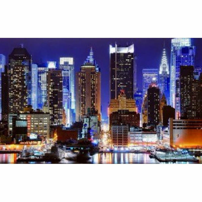 絵画風 壁紙ポスター タイムズスクエアの夜景 ニューヨークの夜景 キャラクロ Nyk 023w2 ワイド版 603mm 376mm 通販 Lineポイント最大1 0 Get Lineショッピング