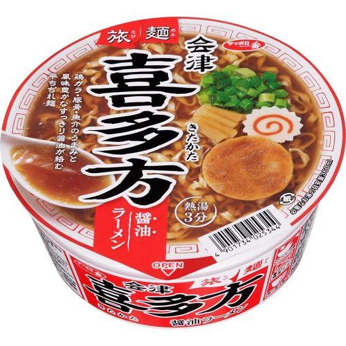 サンヨー食品販売 サッポロ 旅麺会津・喜多方魚介醤油８６ｇ（12個） 取り寄せ商品