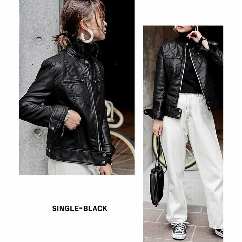 Fashion Letter ライダースジャケット レディース 秋アウター 秋ジャケット レザージャケット ライダース フェイクレザー ダブル シングル バイカージャケット ミント ラベンダー 大人 秋服 冬服 大きいサイズ 革ジャン M L Ll 3l グレー M レディース 通販 Lineポイント