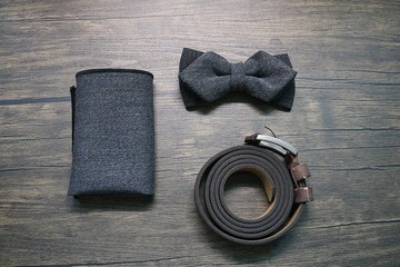 深灰色口袋巾方巾/英伦绅士西装手帕