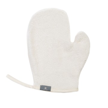 【瑕疵出清】未來居+ 和紙溫和潔淨沐浴手套 環保材質 非塑料製品 台灣獨家製作 18X23cm