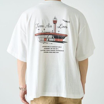 FREAK'S STORE 【男女通用】寬鬆剪裁圖案印花T恤