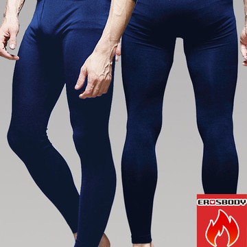 EROSBODY 男日本機能纖維蓄熱保暖發熱褲 藏青