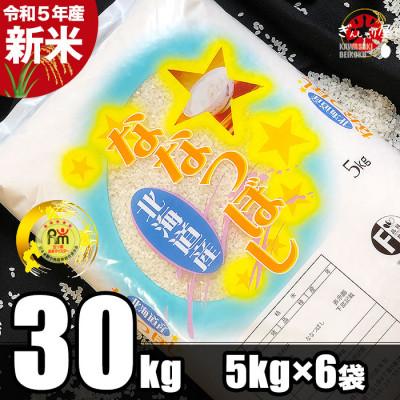 ふるさと納税 帯広市 令和5年産 北海道産 ななつぼし 精米30kg(5kg×6袋)