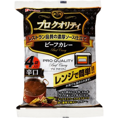 ハウス　プロクオリティ　ビーフカレー　辛口（170g×4袋）×6個