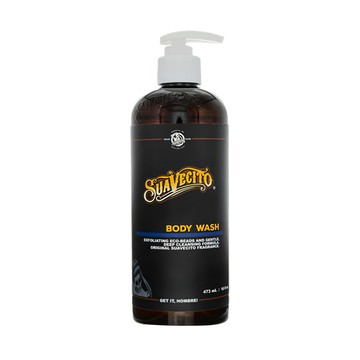 SUAVECITO 骷髏頭 男仕古龍水磨砂沐浴精 16oz 1瓶